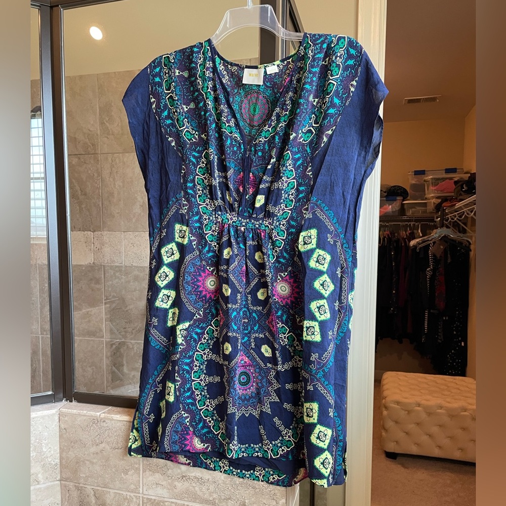 Anthropologie Maeve Silk Tunic Dress - Anthropologie